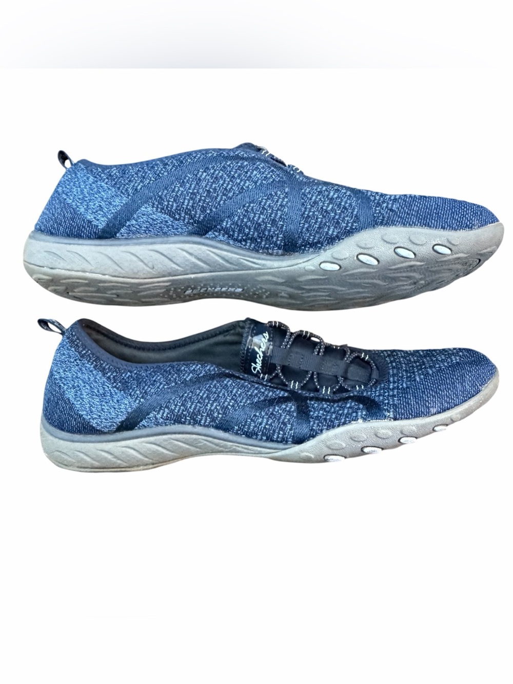 Skechers Slip-On Navy Blue Casual Sneakers Women’s Size 10 - Picture 4 of 9